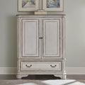 Commode à portes – Blanc antique — Le mélange d'influences européennes crée un style vraiment unique pour tout espace de vie