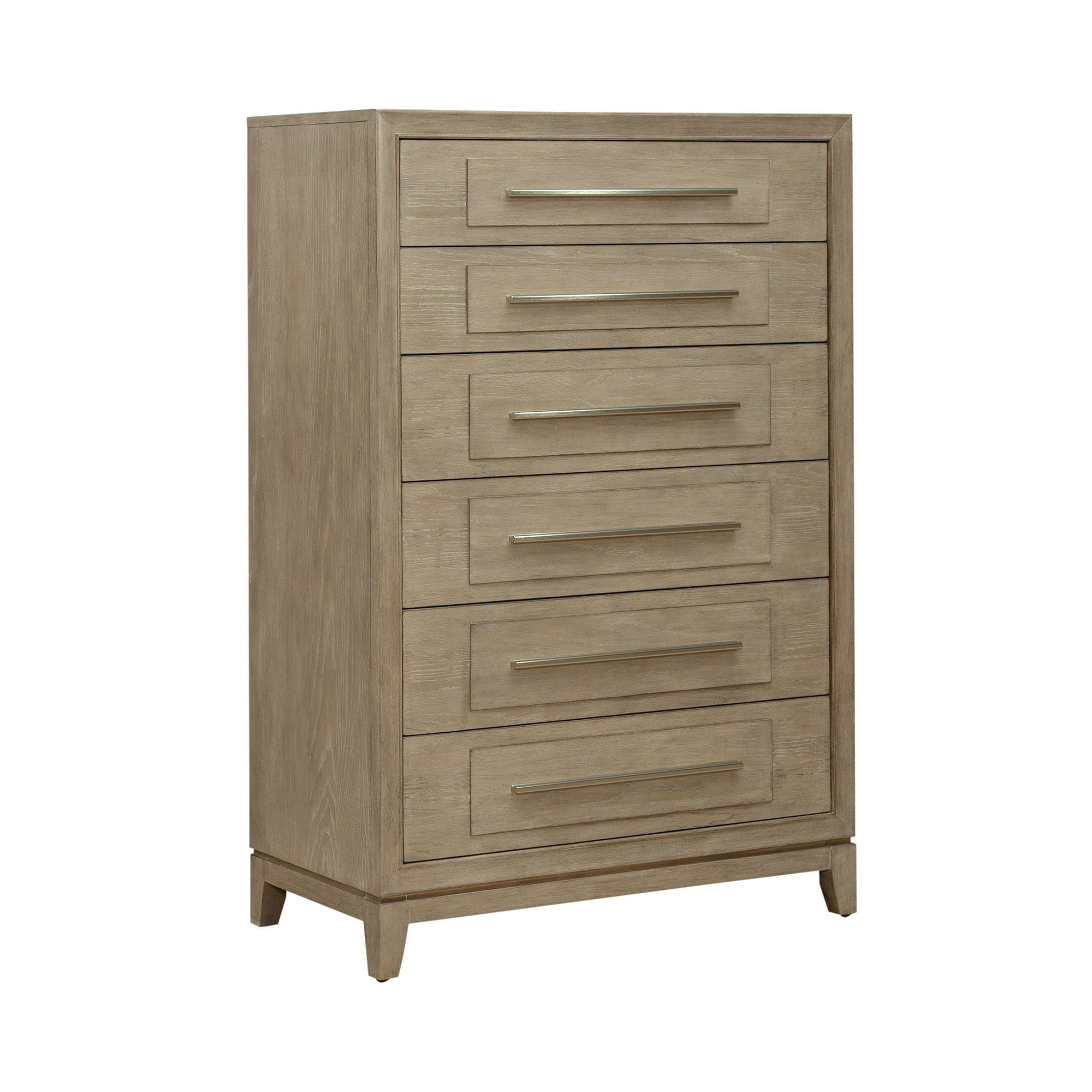 Commode 6 tiroirs - Grès — La collection confère un caractère distinctif qui enveloppe les espaces de chaleur et d'allure.