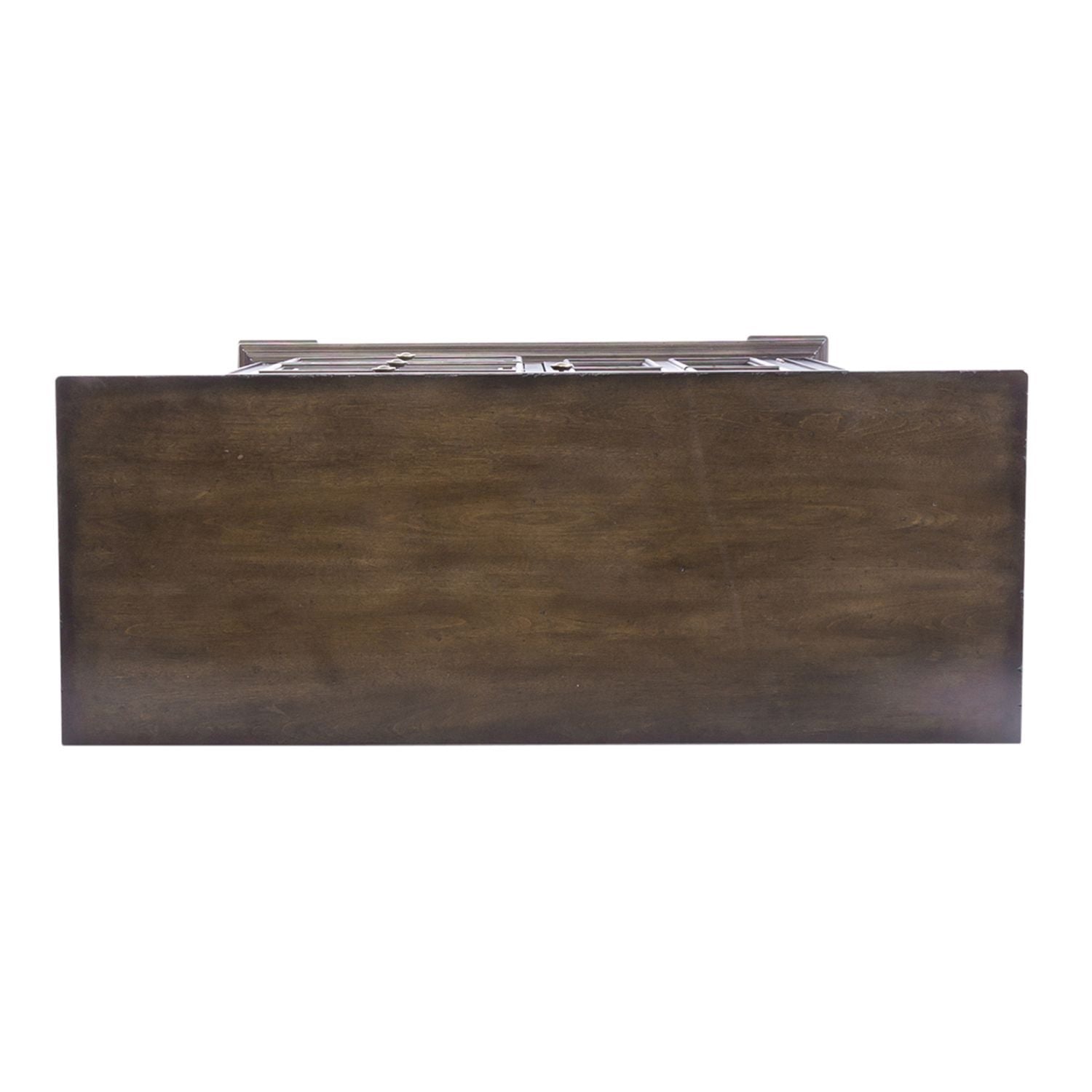Commode de porte – Fabriquée avec des solides en bois d'hévéa et des produits du bois – protection anti-poussière du caisson inférieur et tiroirs intérieurs entièrement teints
