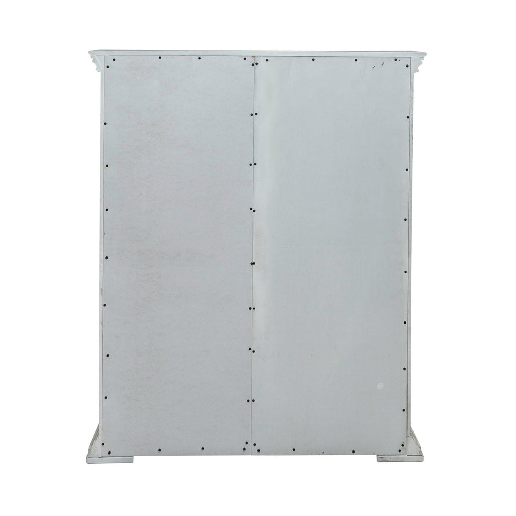Commode de porte – Fabriquée avec des solides en bois d'hévéa et des produits du bois – protection anti-poussière du caisson inférieur et tiroirs intérieurs entièrement teints