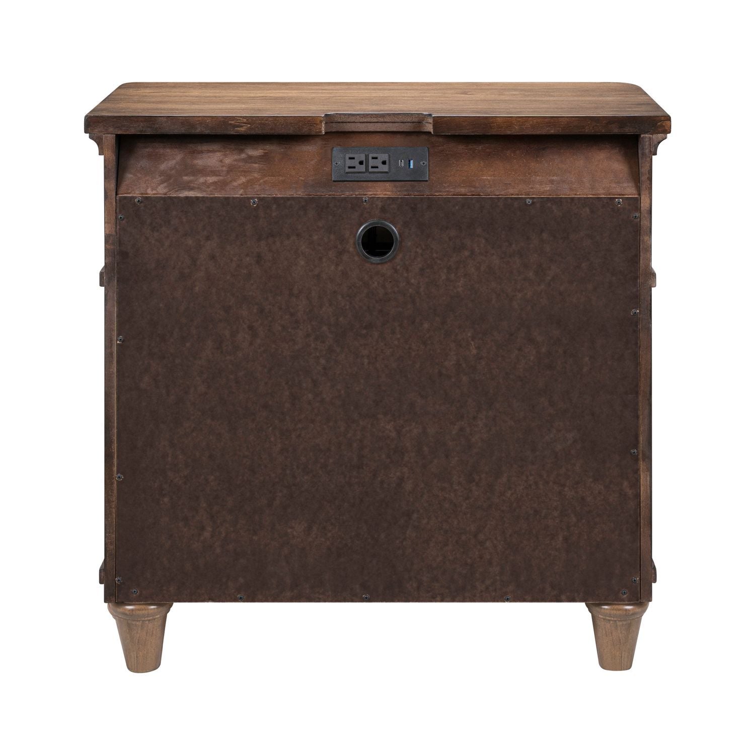 Table de nuit avec station de recharge - Sienna — Traditional Living offre des éléments de design classiques avec un sens du confort