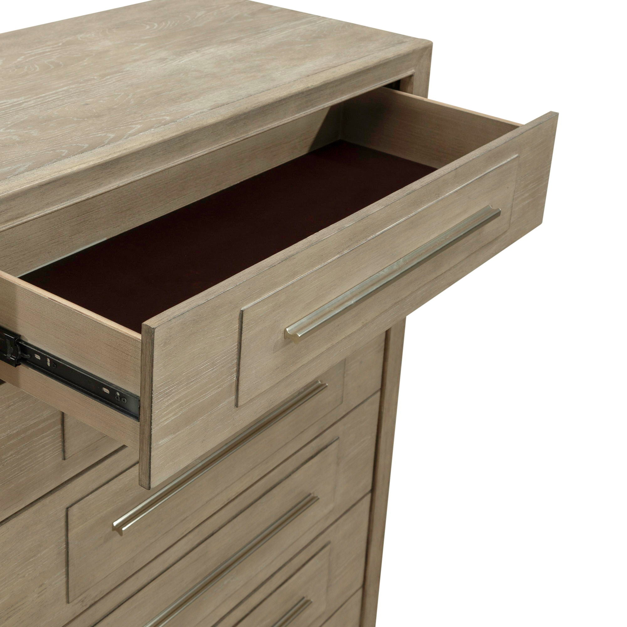 Commode 6 tiroirs - Grès — La collection confère un caractère distinctif qui enveloppe les espaces de chaleur et d'allure.