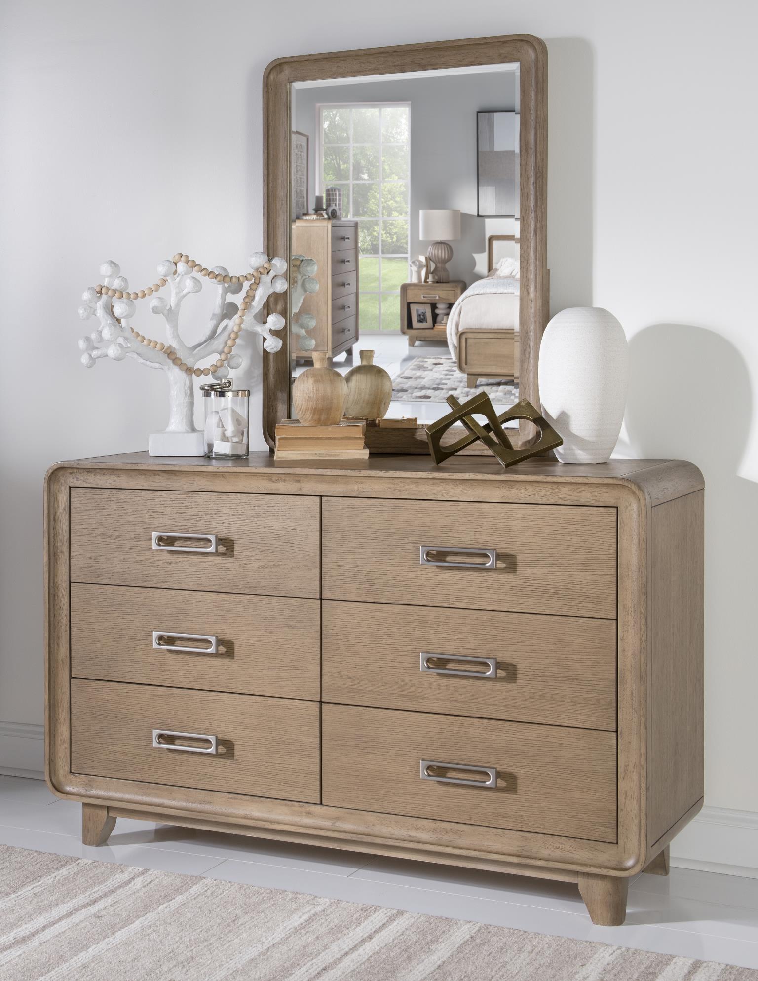 Commode à 6 tiroirs - Chêne du désert — conçue pour ceux qui apprécient le style et le confort dans une chambre d'enfant ou d'amis